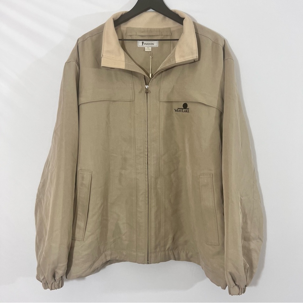 NWT Vardon Zip Ip Windbreaker Golf Tennis Jacket Mens XXL